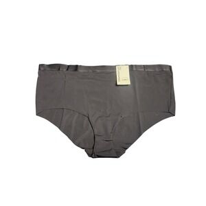 XXXL 10 count No Boundaries Micro Free Cut Brief Panties (6 Black and 4 Brown)